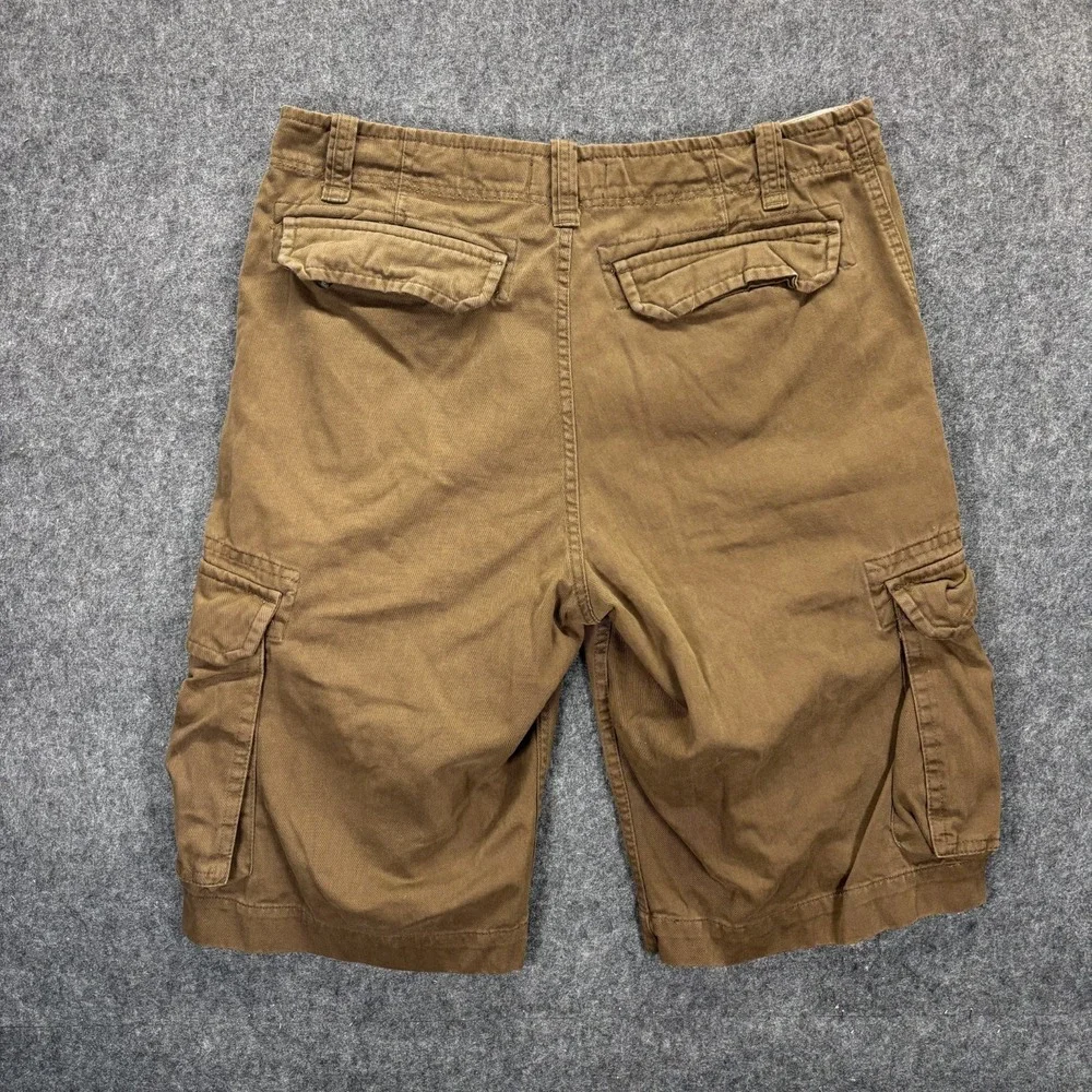 Vintage Polo Ralph Lauren Cargo Shorts Men's 36x14 Brown Baggy Y2K Paratrooper